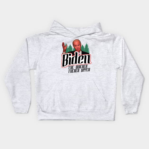 Biden The Quicker Kids Hoodie by oyshopping